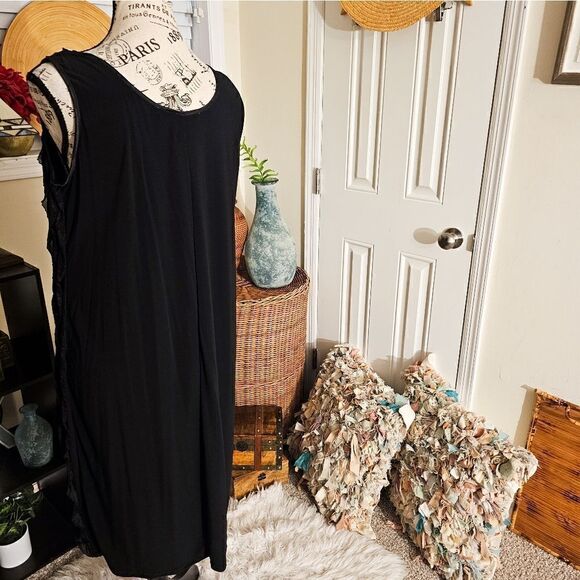 New VTG Roaman's Ruffle Detail Party Sheath Dress. 1XL FIT - Picture 10 of 15